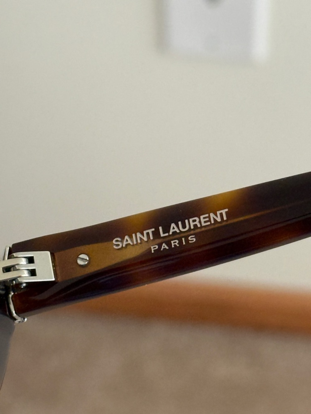 Saint Laurent Tortoiseshell Cat Eye Sunglasses - Brown - Picture 5 of 9